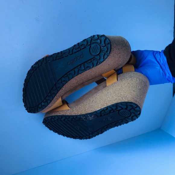 Birkenstock papillo Women's Soley Nubuck
Leather Apricot Wedge Sandal ... - Picture 11 of 12